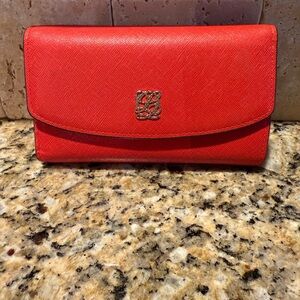 NWOT - Louis Quatorze Red Leather Wallet